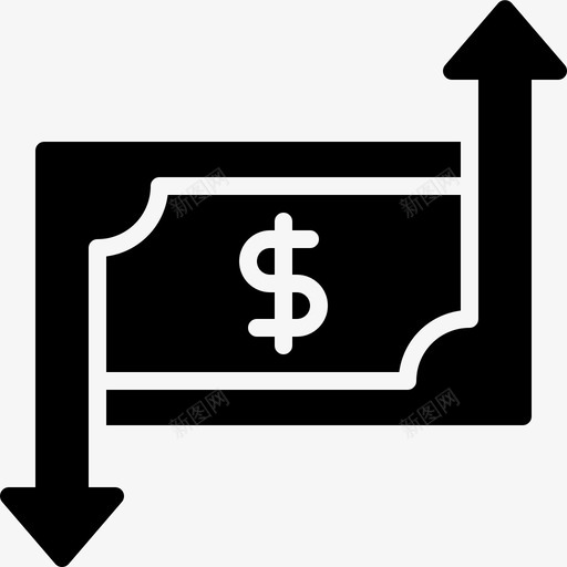 投资现金货币svg_新图网 https://ixintu.com 货币 投资 现金 货币流 流量 支付