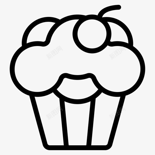 松饼糕点甜点svg_新图网 https://ixintu.com 松饼 糕点 甜点 妇女节