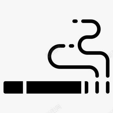 雪茄香烟尼古丁图标
