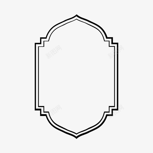 边框包框架svg_新图网 https://ixintu.com 复古 框架 边框 包框架 标签 形状