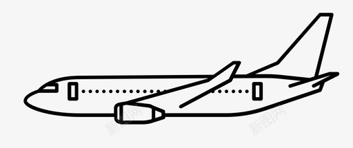 飞机航空假日svg_新图网 https://ixintu.com 飞机 航空 假日 大型 喷气式飞机 客机