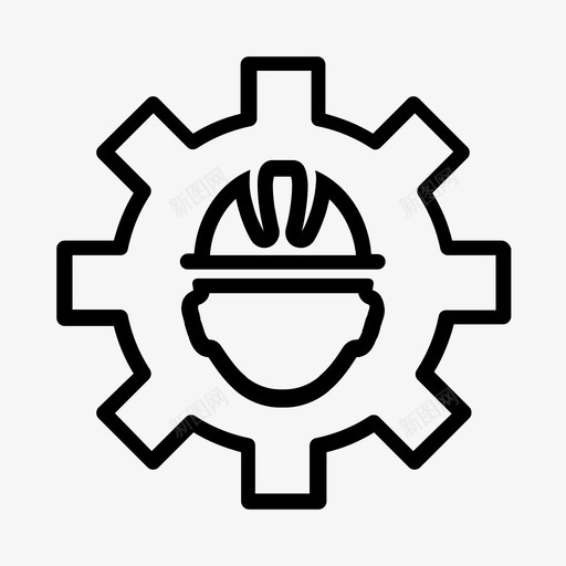 技术员工程师维护svg_新图网 https://ixintu.com 技术员 工程师 维护 修理 修理工 工人