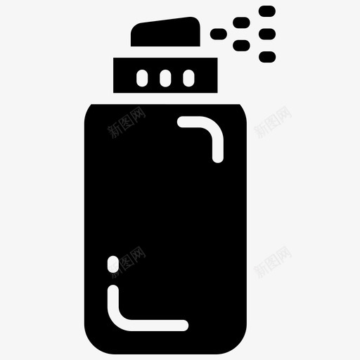 消毒剂防腐剂瓶装svg_新图网 https://ixintu.com 喷雾 消毒剂 防腐剂 瓶装 清洁 收集 固体