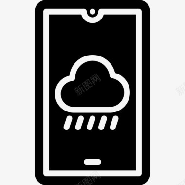 智能手机云天气预报图标