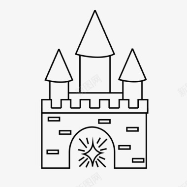 城堡童话幻想图标