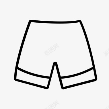 裤子沙滩裤休闲裤图标