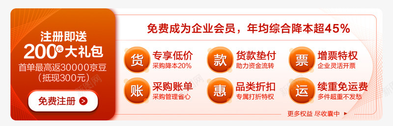 企业会员注册享好礼海报png免抠素材_新图网 https://ixintu.com 企业 会员 注册 享好 海报