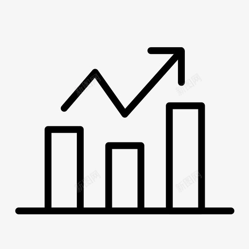 上升图利润进度报告svg_新图网 https://ixintu.com 上升 图上 图利 利润 进度 报告 业务 图标