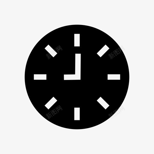 时钟警报小时svg_新图网 https://ixintu.com 时钟 警报 小时 时间表 时间 手表