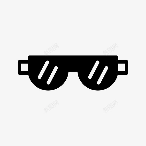 虚拟现实眼镜3d眼镜设备svg_新图网 https://ixintu.com 眼镜 虚拟现实 设备 技术