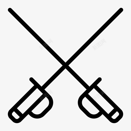 击剑比赛剑运动大纲svg_新图网 https://ixintu.com 击剑 比赛 运动 大纲