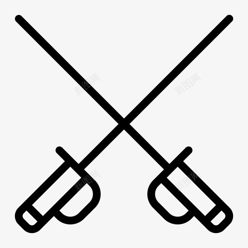 击剑比赛剑运动大纲svg_新图网 https://ixintu.com 击剑 比赛 运动 大纲