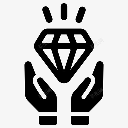 贵重的钻石的珠宝的svg_新图网 https://ixintu.com 贵重 重的 钻石 珠宝 价值