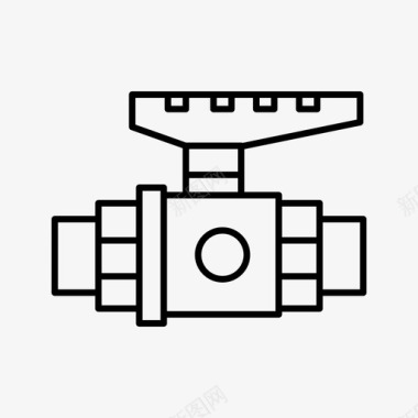 球阀水暖设备截止阀图标