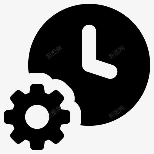 时间管理时钟预计时间svg_新图网 https://ixintu.com 时间管理 时钟 预计 时间 时间表