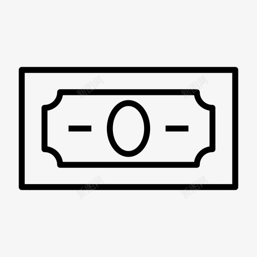 纸币现金付款svg_新图网 https://ixintu.com 纸币 现金 付款