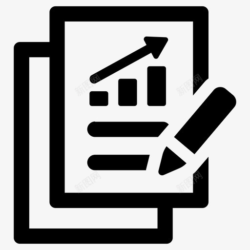 上升数据分析报告svg_新图网 https://ixintu.com 上升 数据 分析报告 业务 总结