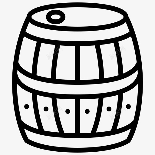 木桶容器威士忌svg_新图网 https://ixintu.com 木桶 容器 威士忌 葡萄酒 木制