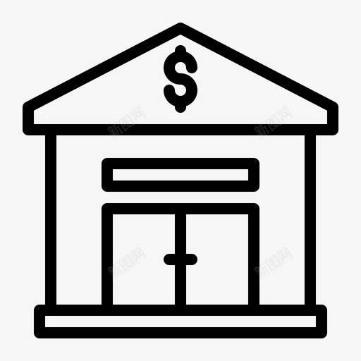 银行金融城市元素概述svg_新图网 https://ixintu.com 银行 金融 城市 元素 概述