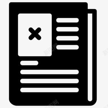 报纸信息列表图标