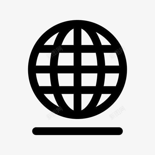 因特网浏览器地球仪svg_新图网 https://ixintu.com 因特网 浏览器 地球仪 网络