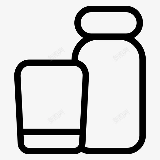牛奶奶瓶杯子svg_新图网 https://ixintu.com 牛奶 奶瓶 杯子 奶制品 农场 食品 资产 第卷