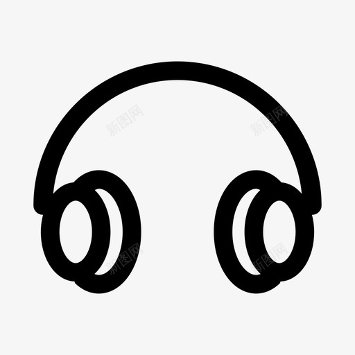 耳机头戴式扬声器模式svg_新图网 https://ixintu.com 扬声器 耳机 头戴 模式 便携式