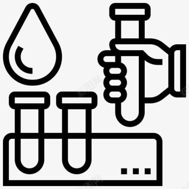 试管实验室医学图标