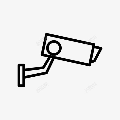 闭路电视摄像机监控隐私svg_新图网 https://ixintu.com 摄像机 闭路电视 监控 隐私保护 安全 技术 设备