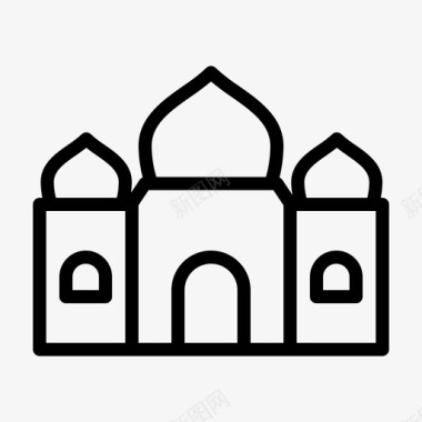 清真寺伊斯兰教宗教图标