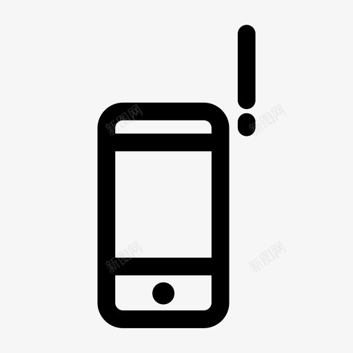 警告电话错误电话小工具svg_新图网 https://ixintu.com 电话 警告 手机 错误 小工 工具 屏幕 通知 智能