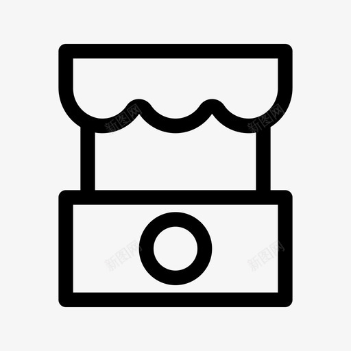 街头小贩商店城市元素svg_新图网 https://ixintu.com 街头 小贩 商店 城市 元素
