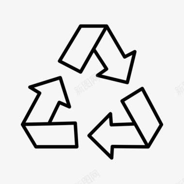 回收标志生态再利用图标