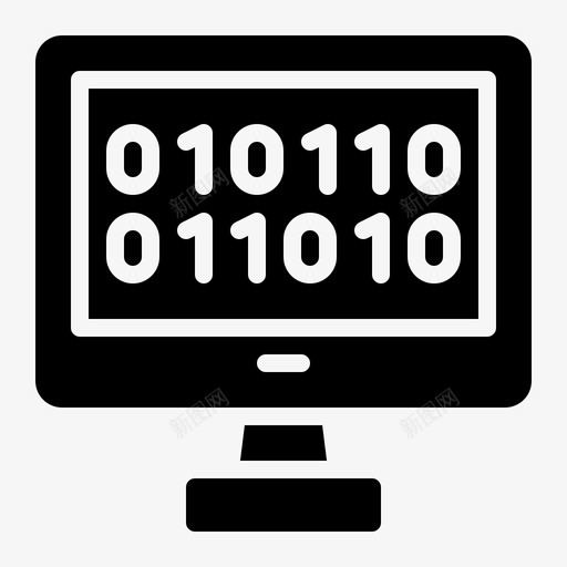 二进制代码编码svg_新图网 https://ixintu.com 编程 二进制 代码 编码 计算机 符号