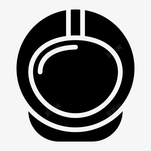宇航员头盔太空符号svg_新图网 https://ixintu.com 宇航员 头盔 太空 符号