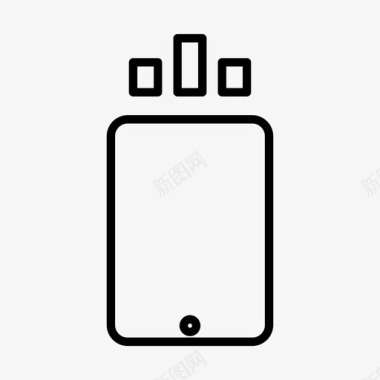 智能手机通讯互联网信号图标