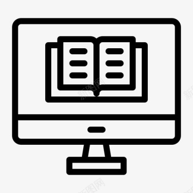 在线学习课程在线图标