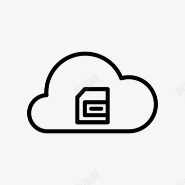 云内存数据存储技术设备图标