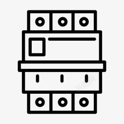 断路器断路器接触器电气断路器高清图片