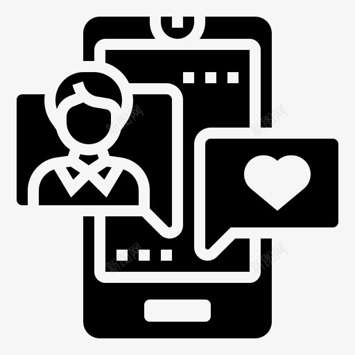 沟通聊天爱情svg_新图网 https://ixintu.com 沟通 聊天 爱情 浪漫 甜蜜 情人节