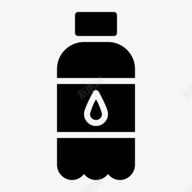 塑料瓶矿物污染图标