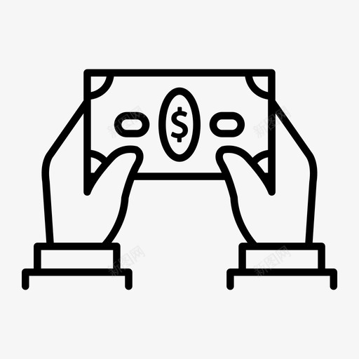 付款提款财务svg_新图网 https://ixintu.com 付款 提款 财务 纸币