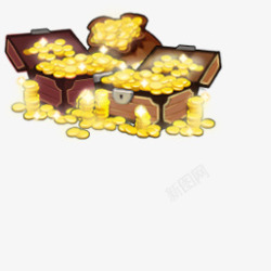 uipatchshoppgl 00014金币宝箱红包素材