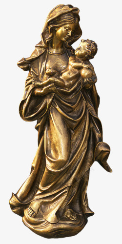丽亚数字 雕像 麦当娜 金 女性 玛丽亚 宗教 铜像 雕塑 Grabschmuck 岩石雕刻卡牌西方奇幻高清图片