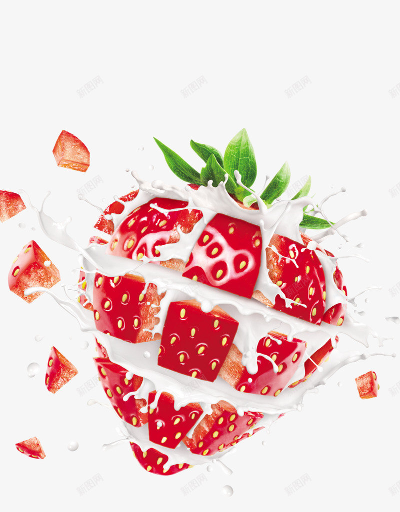草莓 美食  食物 食材png免抠素材_新图网 https://ixintu.com 草莓 美食 食物 食材