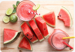 西瓜清新健康食物酸橙图免扣水果素材