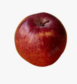 吃剩的平安果红苹果平安果水果高清图片