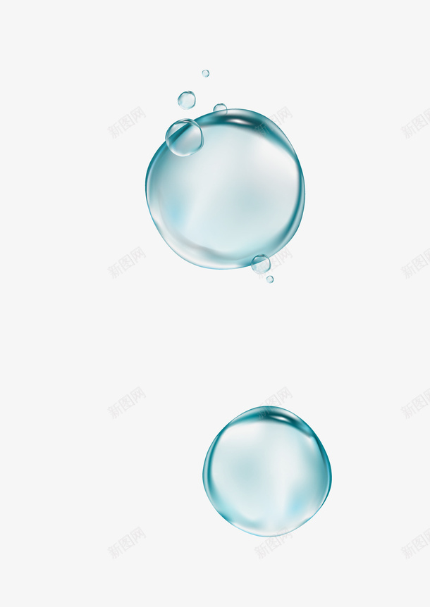 水气泡装饰元素png免抠素材_新图网 https://ixintu.com 手绘 气泡 水 苏打 装饰元素