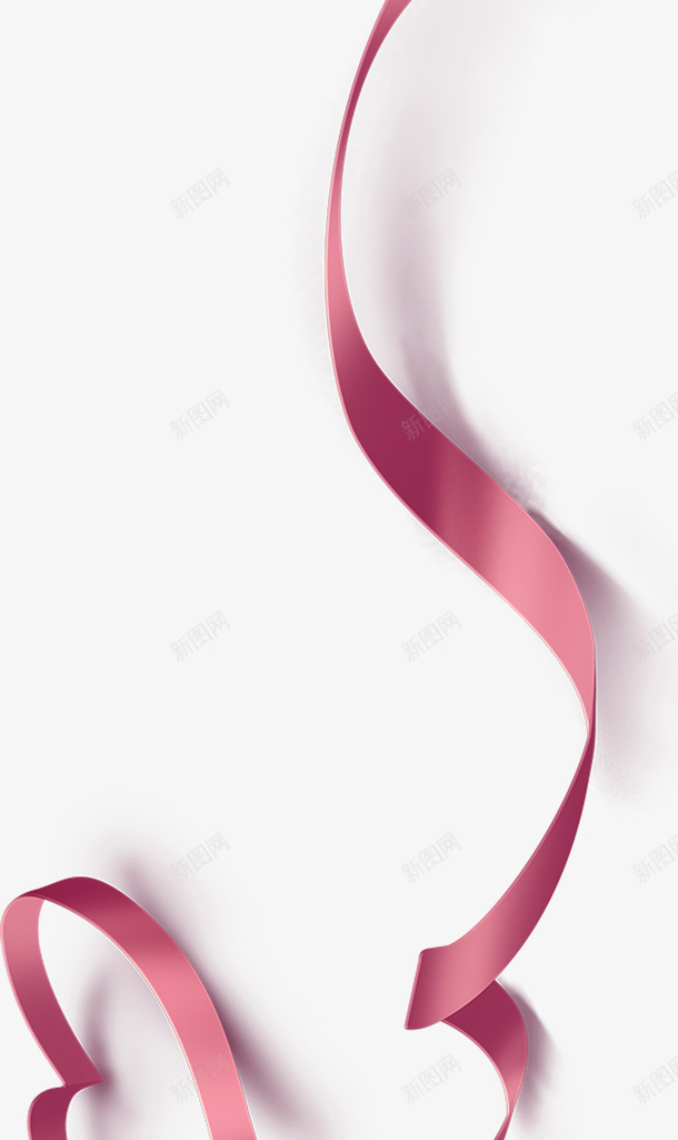 粉红色的彩带png免抠素材_新图网 https://ixintu.com 彩带 彩带缠绕 彩带飘飘 粉 素材 飘带