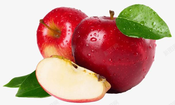 切开的新鲜红苹果png免抠素材_新图网 https://ixintu.com 苹果 红苹果 产品实物 有机水果 新鲜苹果 青苹果